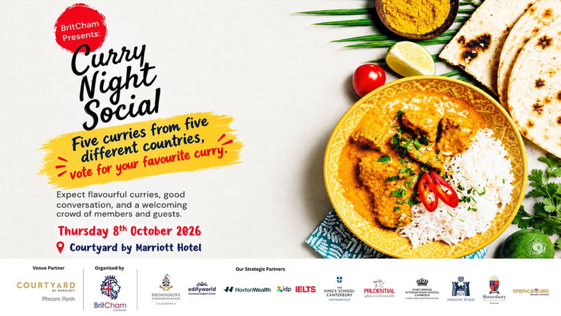 Curry Night Social event artwork