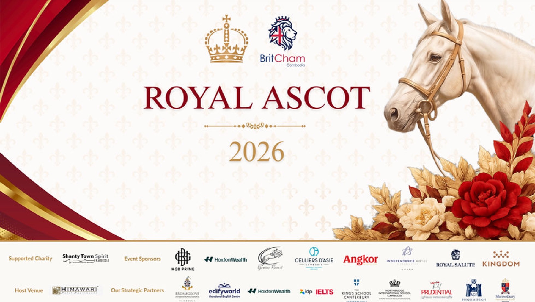 Royal Ascot 2026, BritCham Cambodia event artwork